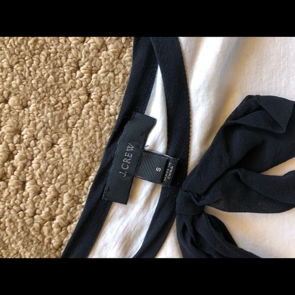 J.Crew black bow tee - Picture 2 of 2